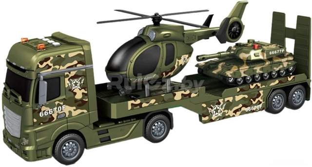 Автовоз Givito Милитари. Военный транспортер G235-479