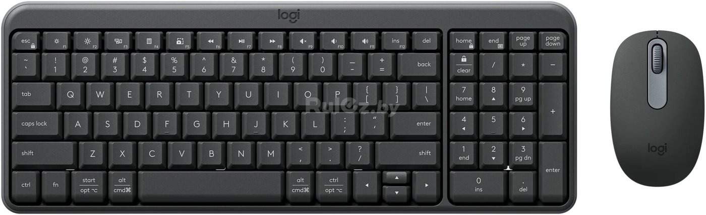 Офисный набор Logitech MK250 Compact Bluetooth Wireless Combo 920-013853 (графит)