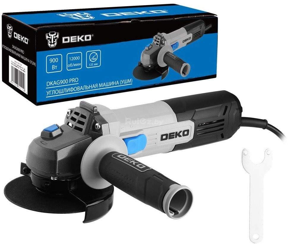 Угловая шлифмашина Deko DKAG900 PRO 085-1054