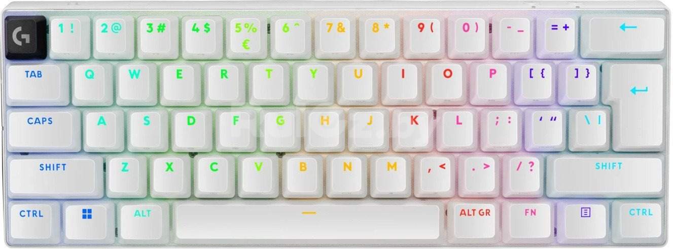 Клавиатура Logitech G Pro X 60 Lightspeed GL Tactile 920-011934 (белый, нет кириллицы)