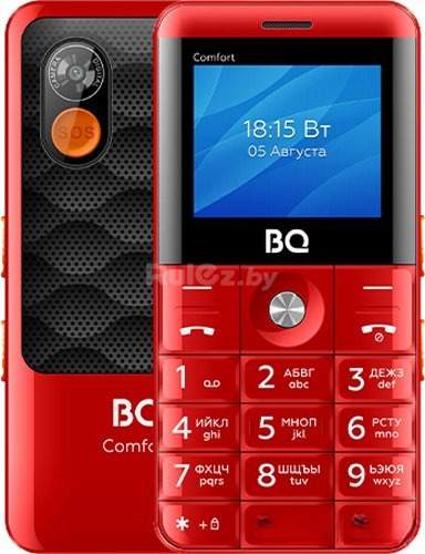 Кнопочный телефон BQ-Mobile BQ-2006 Comfort (красный)