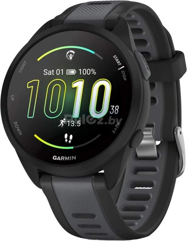 Умные часы Garmin Forerunner 165 Music (черный/сланцево-серый)