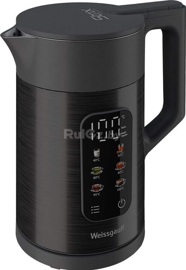 Электрический чайник Weissgauff WK 1560 Db Touch BodyCool