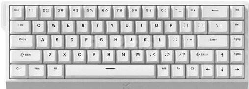 Клавиатура MCHOSE Ace 68 HE White (MCHOSE Ice Blue Magnetic)