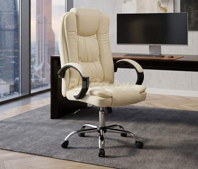 Офисное кресло King Style ATL-5 Fortline Chrome (кремовый)