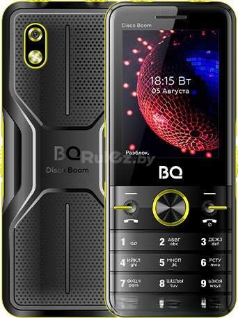 Кнопочный телефон BQ-Mobile BQ-2842 Disco Boom (желтый)