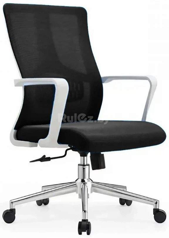 Кресло Situp Cube white chrome (сетка black/black)