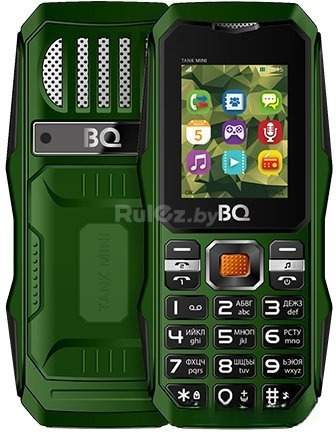 Мобильный телефон BQ-Mobile BQ-1842 Tank mini (зеленый)