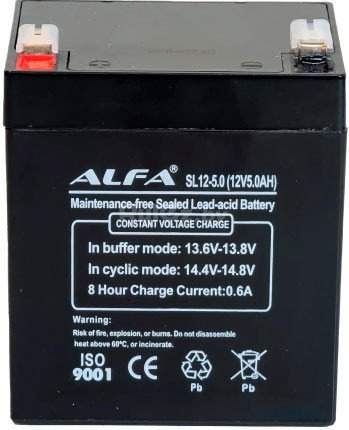 Аккумулятор для ИБП ALFA SL12-5 (12V-5Ah)