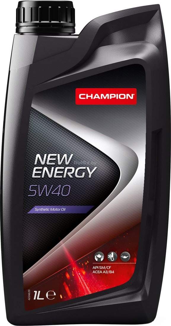 Моторное масло Champion New Energy 5W-40 1л