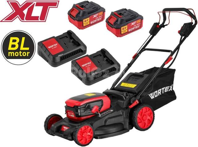 Газонокосилка Wortex CLM 4536-4 XLT Set 2334160K1 (с 2-мя АКБ)