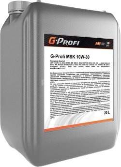 Моторное масло G-Energy G-Profi MSK 10W-30 20л