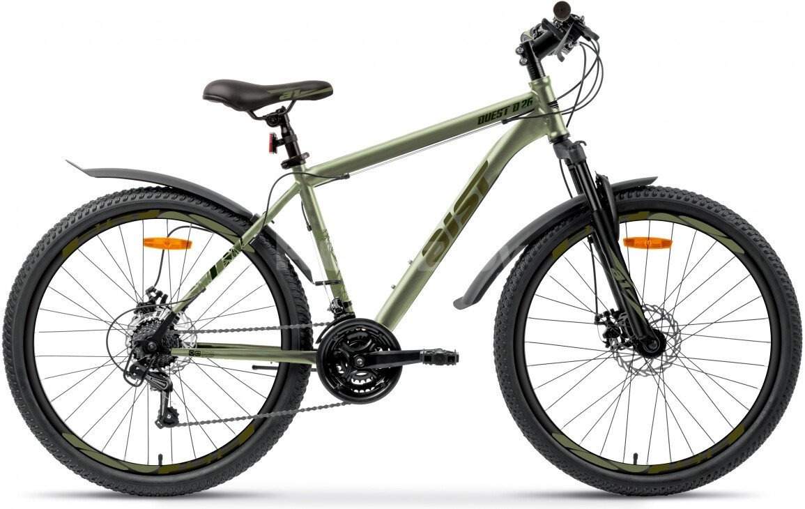 Велосипед AIST Quest Disc 26 р.20 2026 (зеленый)