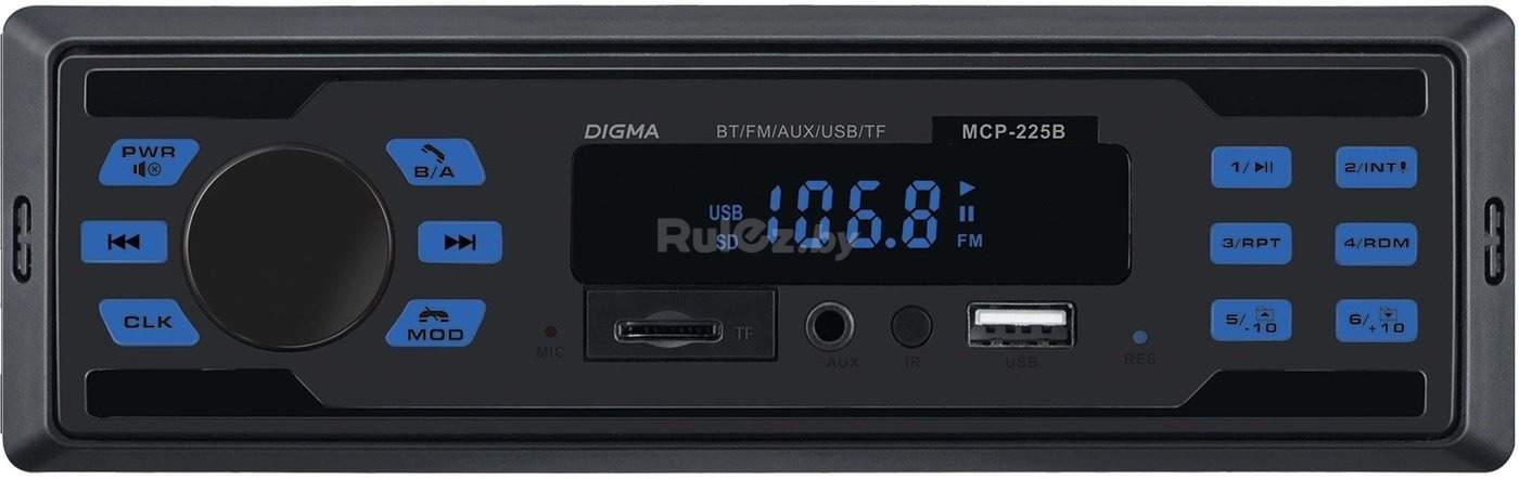 USB-магнитола Digma MCP-225B