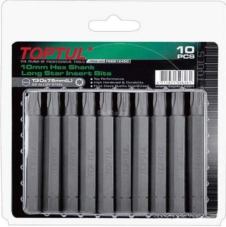 Набор бит Toptul FSEB1230G (10 предметов)