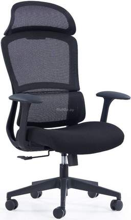 Офисное кресло SitZone CH-555A (сетка/ткань, черный)