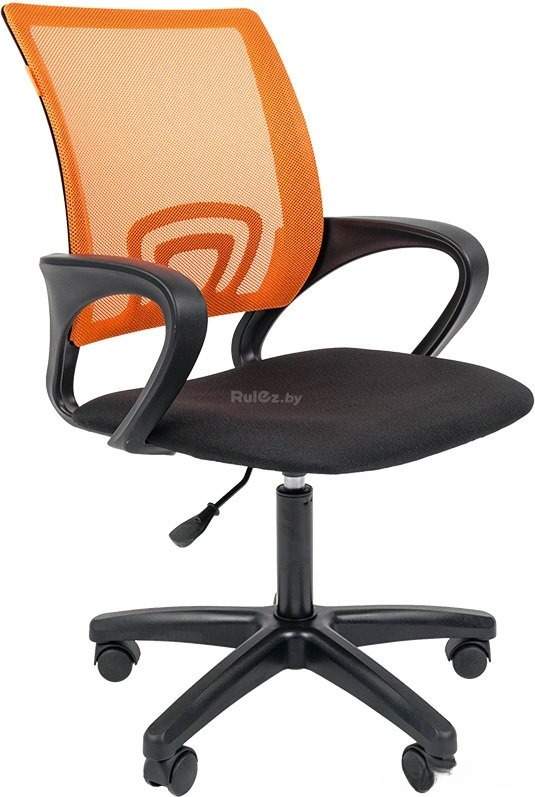 Кресло CHAIRMAN 696 LT (черный/оранжевый)