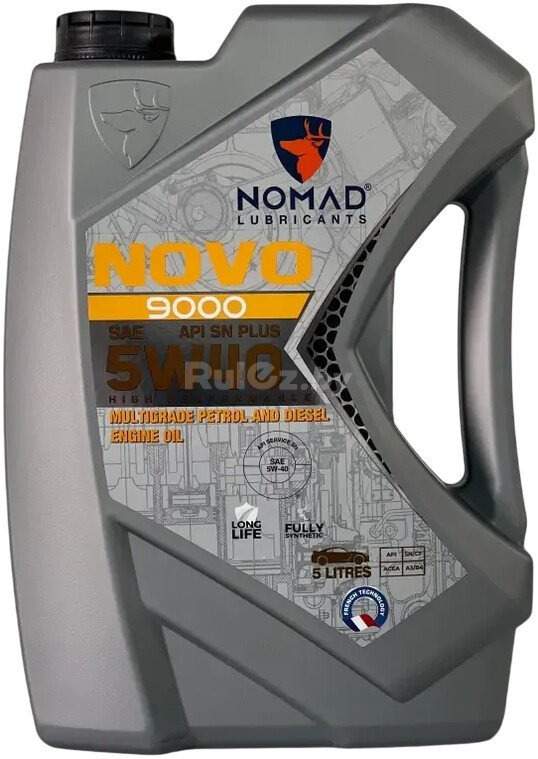 Моторное масло Nomad Novo 9000 5W-40 API SN PLUS ACEA A3/B4 5л