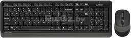 Офисный набор A4Tech Fstyler FG1010 (черный/серый)