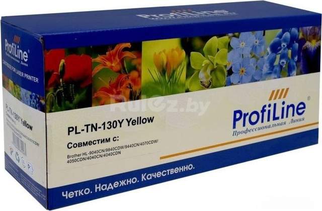 Картридж ProfiLine PL-TN-130Y-Y (аналог Brother TN-130Y)