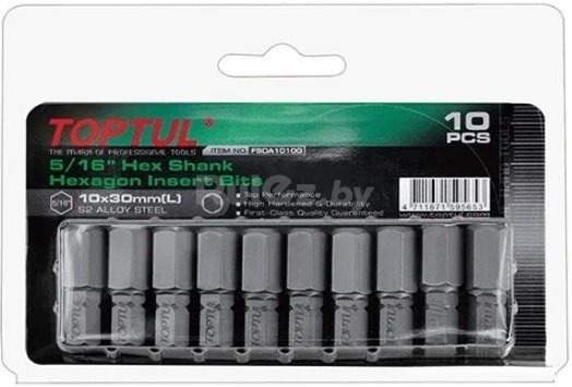 Набор бит Toptul FSDA1012G (10 предметов)