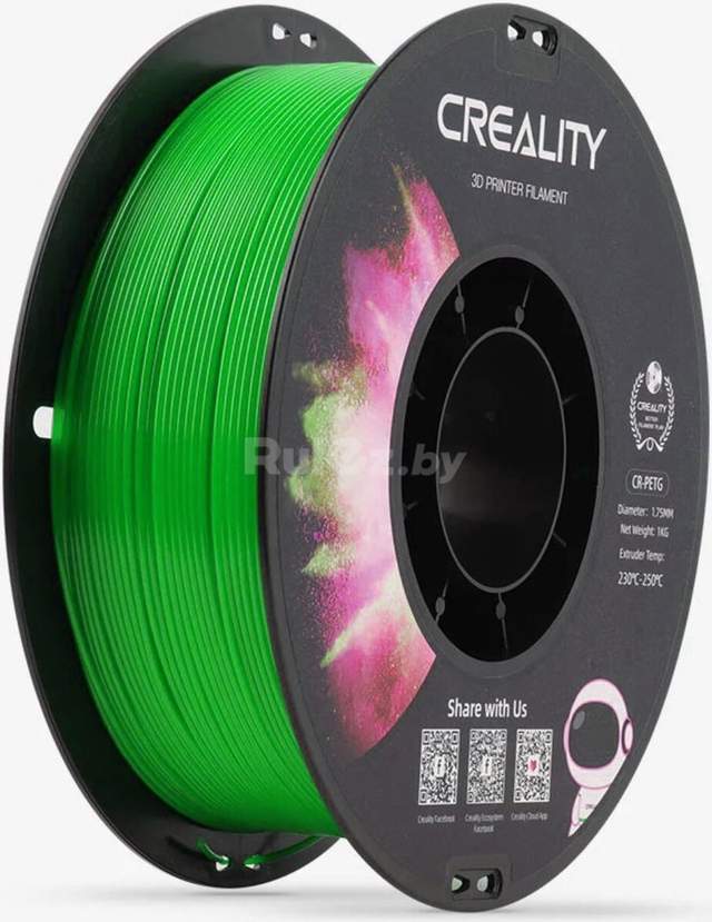 Филамент Creality PETG-CR 1.75мм 3301030046 (1 кг, зеленый)