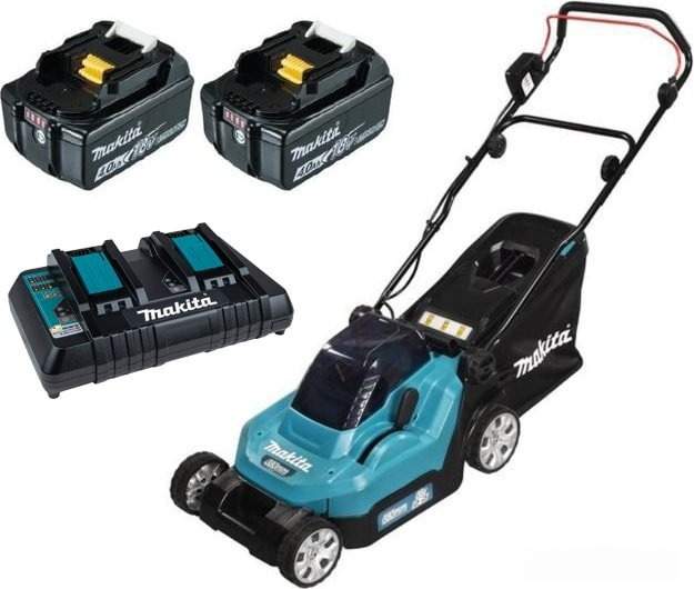 Газонокосилка аккумуляторная Makita DLM382PM2 (с 2-мя АКБ)