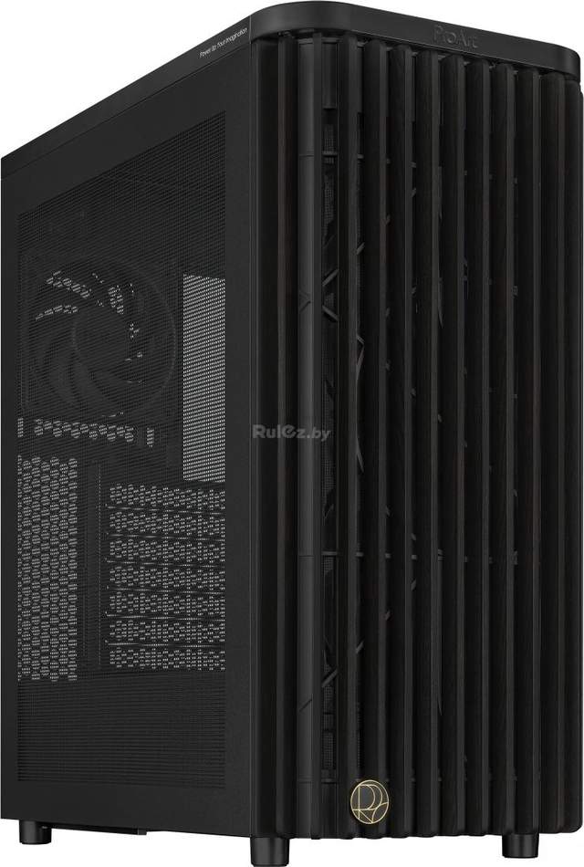 Корпус ASUS ProArt PA401 Wood Edition - Mesh Panel (черный)
