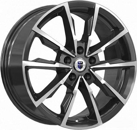 Литые диски K&K Меренге 17x7.5" 5x114.3мм DIA 67.1мм ET 45мм Алмаз черный