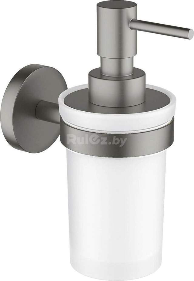 Дозатор для жидкого мыла Aquatek Европа AQ4105BGM (черный хром)