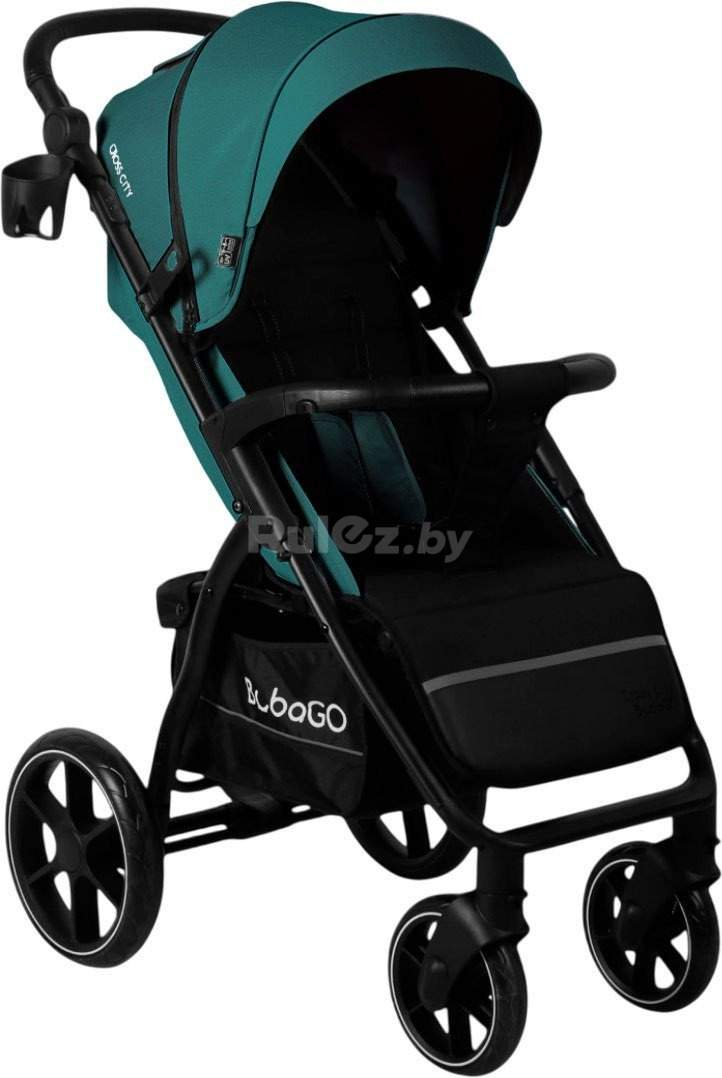 Коляска прогулочная «книга» Bubago Model Cross City BG 155-4 (зеленый)