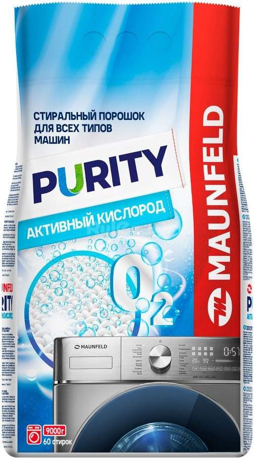 Стиральный порошок MAUNFELD Purity Активный кислород Automat 9 кг