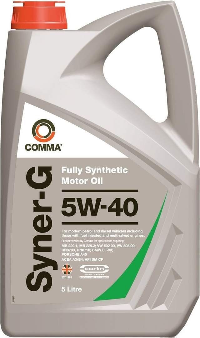 Моторное масло Comma Syner-G 5W-40 5л