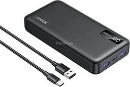 Внешний аккумулятор Ugreen PB312 20000mAh (черный)