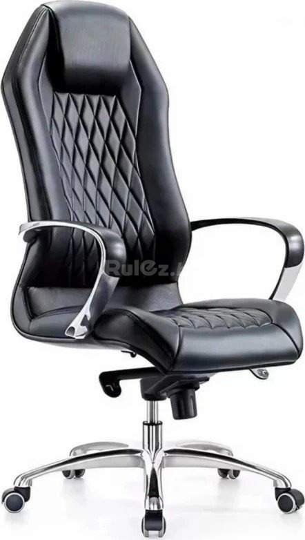 Кресло SitUp Apollo chrome (экокожа Black/Black)