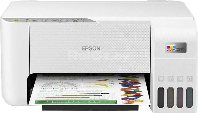 МФУ Epson EcoTank L3256 (ресурс стартовых контейнеров 8100/6500, контейнер 103)