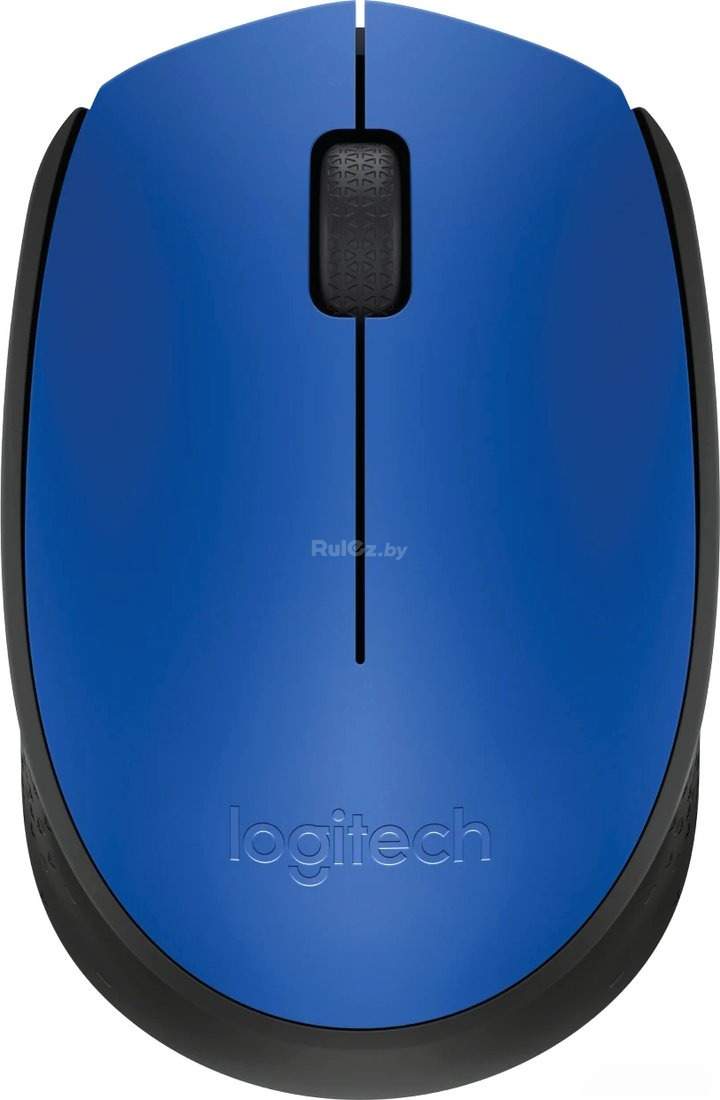 Мышь Logitech M171 Wireless Mouse синий/черный [910-004640] Logitech M171 (синий/черный)