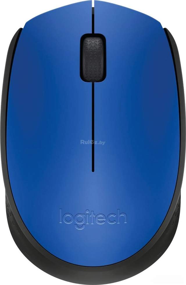 Мышь Logitech M171 Wireless Mouse синий/черный [910-004640] Logitech M171 (синий/черный)