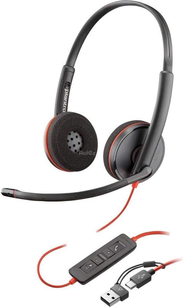 Офисная гарнитура Poly Blackwire 3220 8X228A6