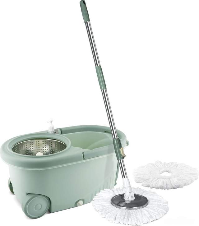 Швабра с отжимом Lamart Spin LT8053