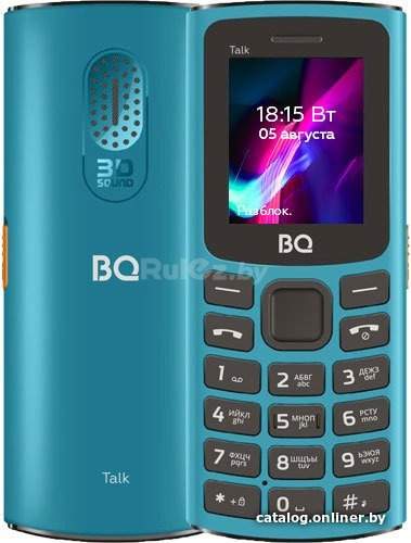 Кнопочный телефон BQ-Mobile BQ-1862 Talk (бирюзовый) BQ BQ-1862 Talk Green (бирюзовый)