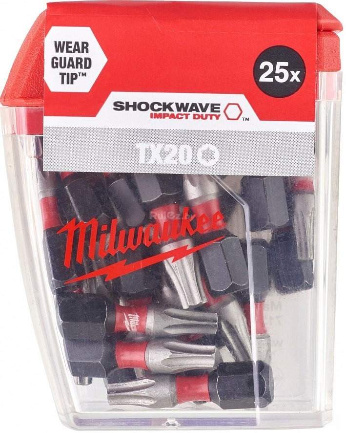 Набор бит Milwaukee 4932430875 (25 предметов) Milwaukee Shockwave Impact Duty 4932430875