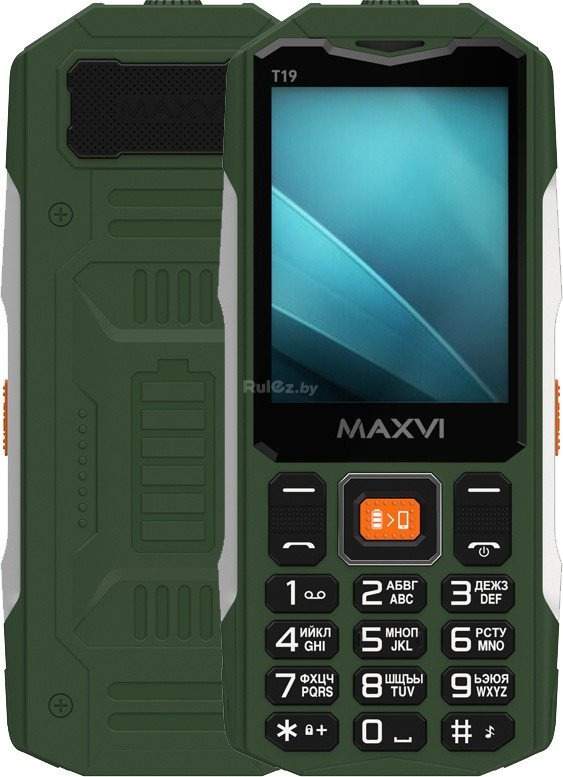 Телефон Maxvi T19 (зеленый)