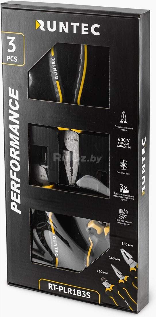 Набор пассатижей Runtec RT-PLR1B3S (3 предмета)