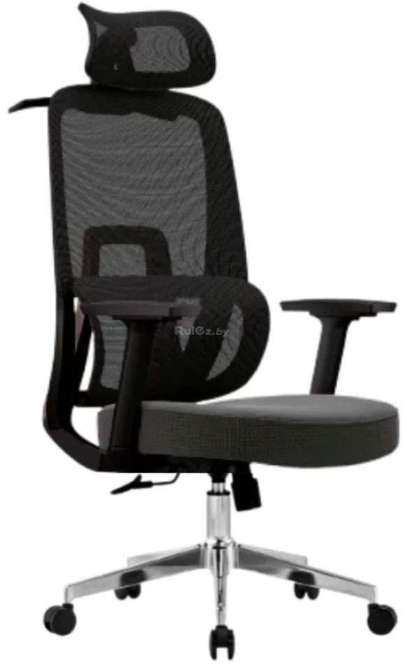 Офисное кресло SitUp Carbon Black Chrome (сетка Black/Black)