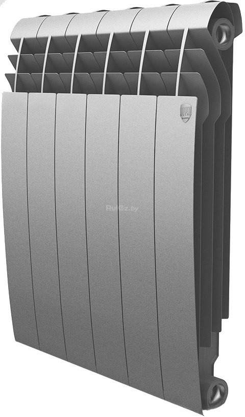 Биметаллический радиатор Royal Thermo BiLiner 500 Silver Satin (5 секций)