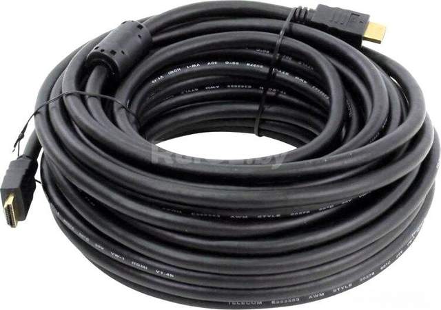 Кабель Ningbo HDMI-15M-MG HDMI - HDMI (15 м, черный)