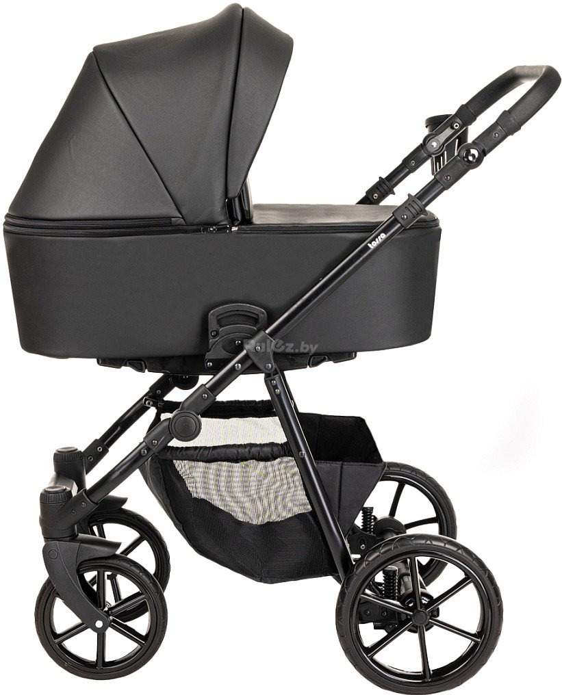 Универсальная коляска Pituso Tossa 2 в 1 (кожа, black)