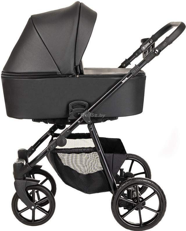 Универсальная коляска Pituso Tossa 2 в 1 (кожа, black)
