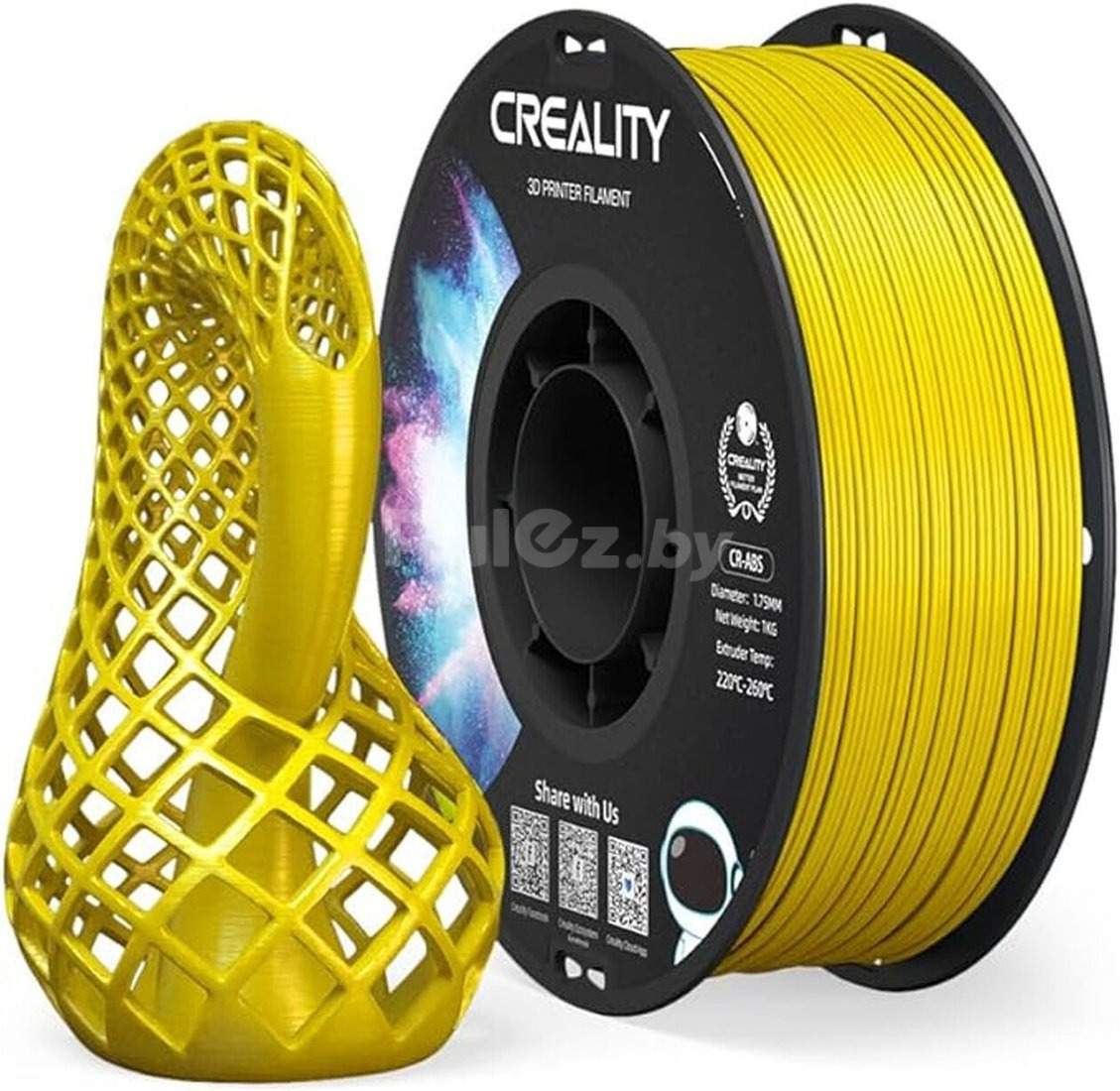 Филамент Creality ABS-CR 1.75мм 3301020033 (1 кг, желтый)